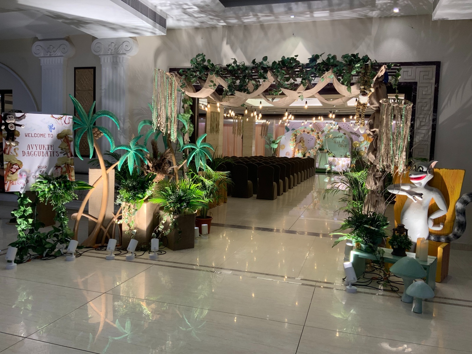 A charming “Wild One” setting designed to make a little one’s special day feel wonderfully adventurous and unforgettable.